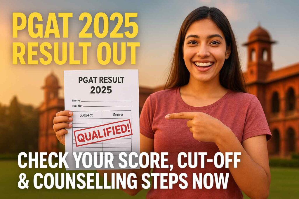 Allahabad University PGAT Result 2025 banner