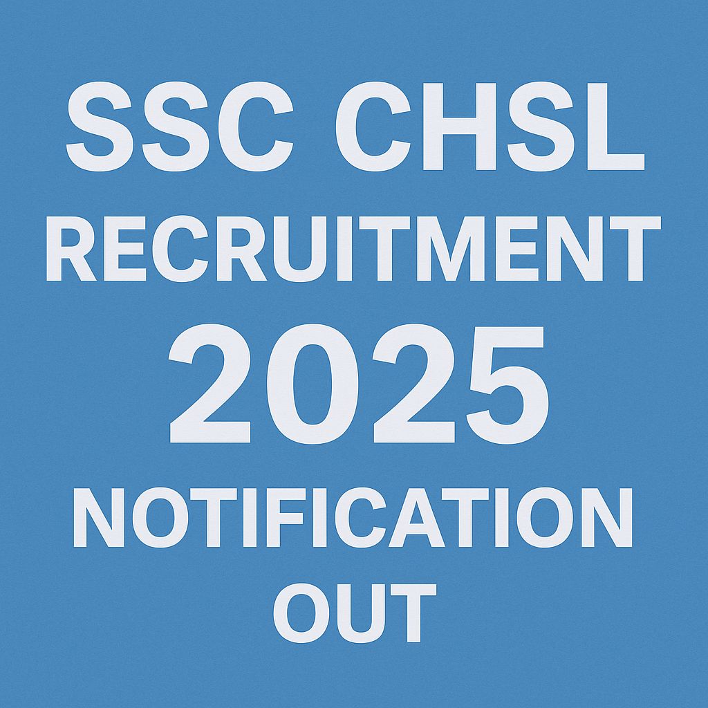 “SSC CHSL Recruitment 2025 announcement banner showing online application dates and total 3,131 vacancies for LDC, JSA, PA, SA, and DEO posts.”