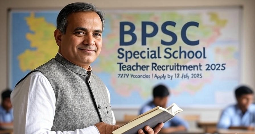 BPSC Special School Teacher Recruitment 2025 – Apply Online for 7279 Teaching Posts in Bihar